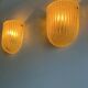 Pair of vintage murano wall lights, zonca italy 1970