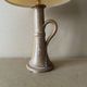 Petite lampe à poser, lampe de chevet vintage En grès émaillé, bon état, au
