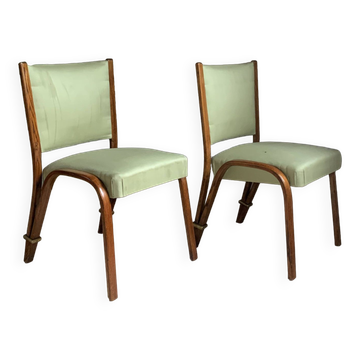 Steiner vintage bow wood chairs