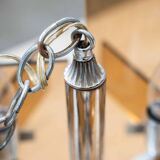 Lampes en verre orange six ampoules