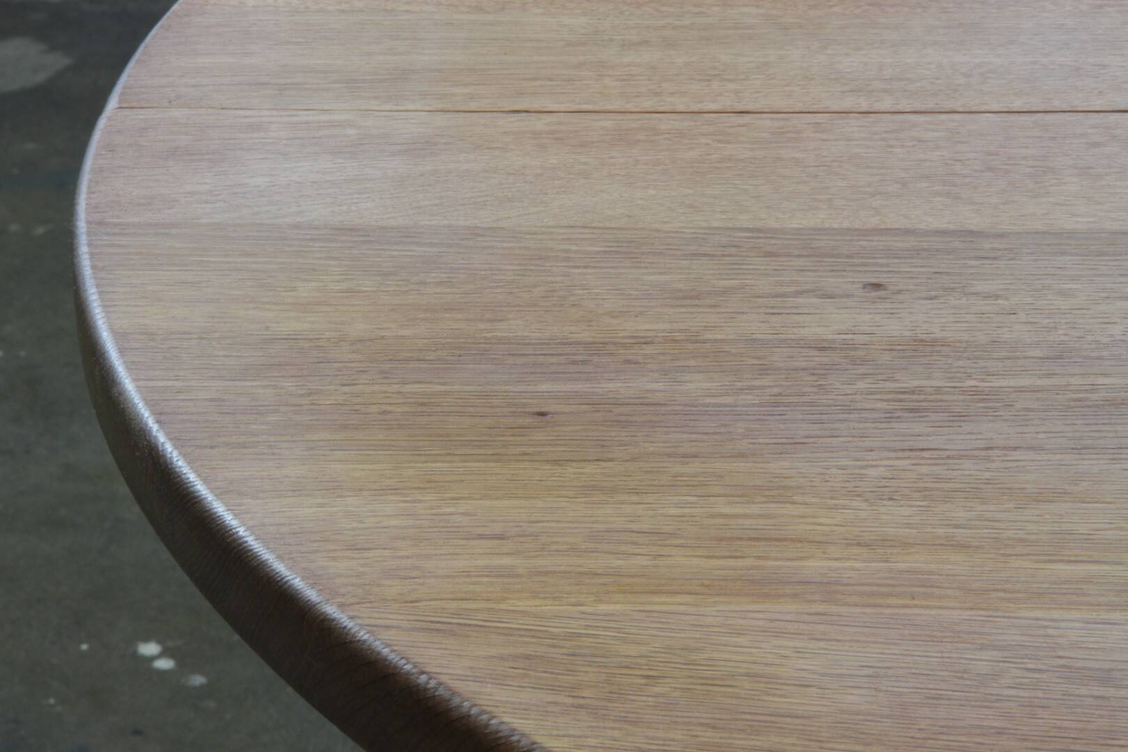 Vintage Danish Modern Oak Round Table, H. Kjærnulf style, 1960s