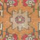 Vintage Red Blue Persian Runner Rug, 104x280Cm