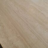 Oval coffee table in travertine, marble from the 70s/80s