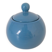 Ceramic pot / Sugar bowl / Blue sweet jar