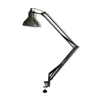 Vintage lamp 1950 industrial factory workshop Lumina - 80 cm