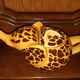 Elephant teapot decorated with giraffe cheetah, signed by the brand elephant 1896