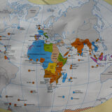 Carte scolaire la Décolonisation/Les Empires Coloniaux MDI - 1988