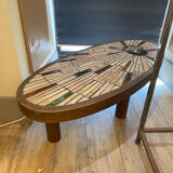 Ceramic coffee table, Vallauris, 1960