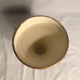 Vase ancien en céramique Monte Carlo décor main vintage