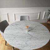 Marble tulip table