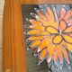 Scandinavian ceramic and teak design vintage coffee table