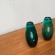 Mid-century German glass vases by Karl Friedrich Glas, 1960s, set of 2.