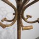 Boho rattan coat rack 1960s