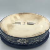 Terrine oval alsace Baeckeoffe blue