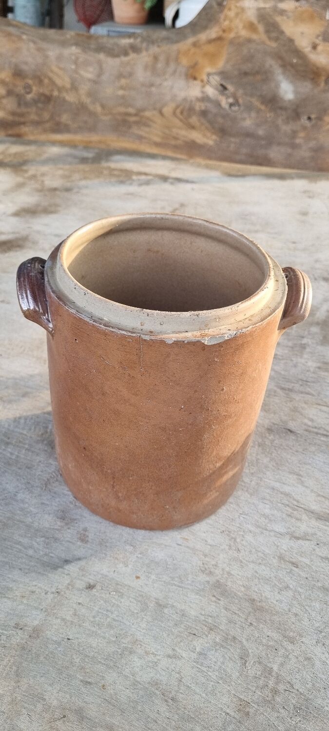 Old stoneware pot or vase