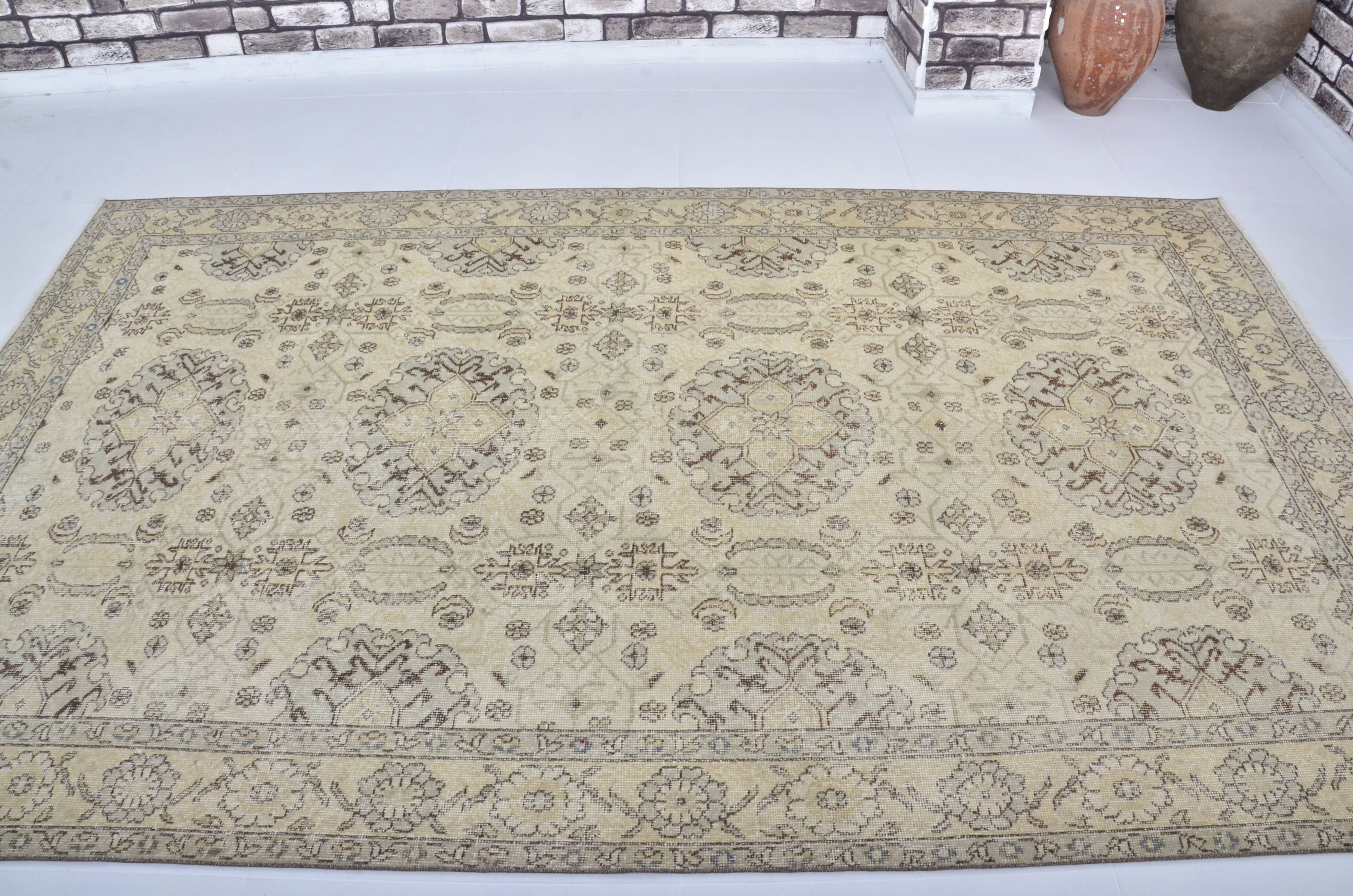 Tapis vintage turc Oushak sku 3204