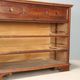 Antique baroque walnut chest of drawers with 4 drawers, 17th century.