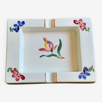 Digoin earthenware ashtray model Flowers