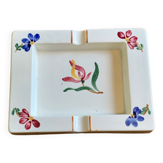 Digoin earthenware ashtray model Flowers