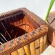 Vintage rattan umbrella stand, colonial style 1930s - Vintage rattan planter