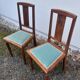 Paire de chaises art déco