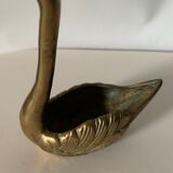 Brass swan