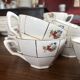 Lot de 9 tasses Prado Digoin et Sarreguemines