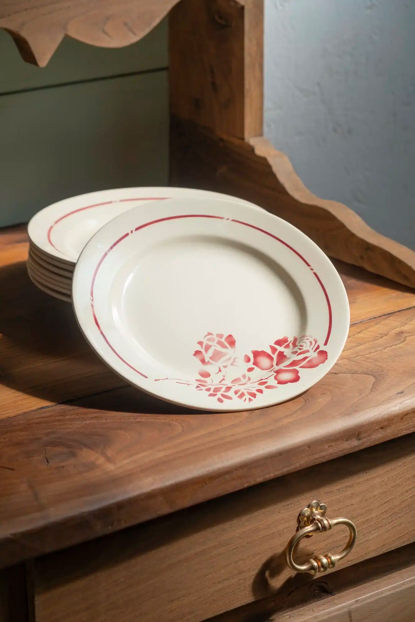 Set of 8 "Christiane" plates