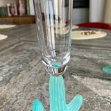 Champagne flutes model Cactus by Hilton Mc Connico