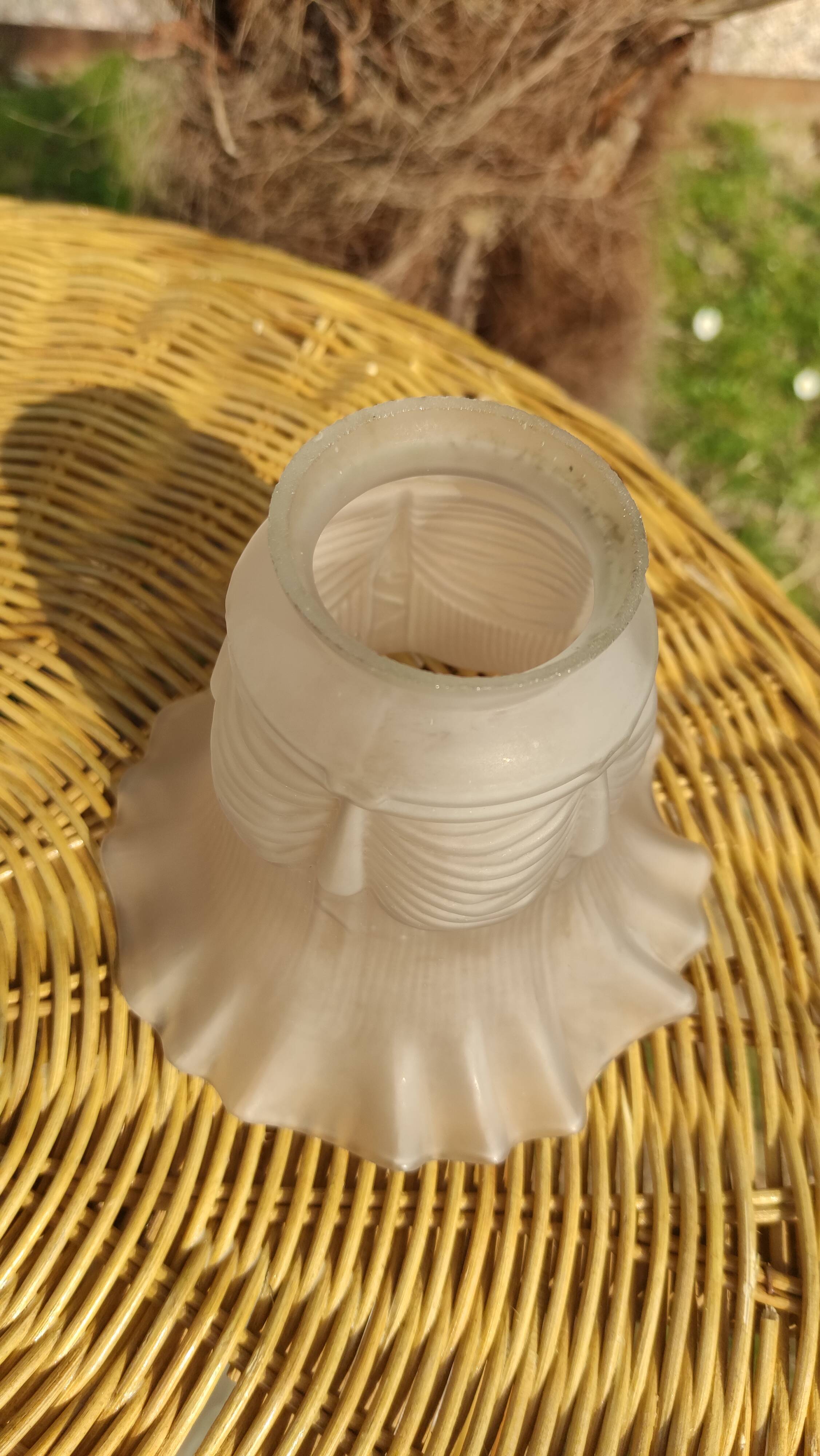 Lampe tulipe art déco