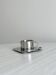 Shiny stainless steel espresso cup