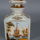 Porcelain bottle old Paris marine & bucolic decoration nineteenth century SB