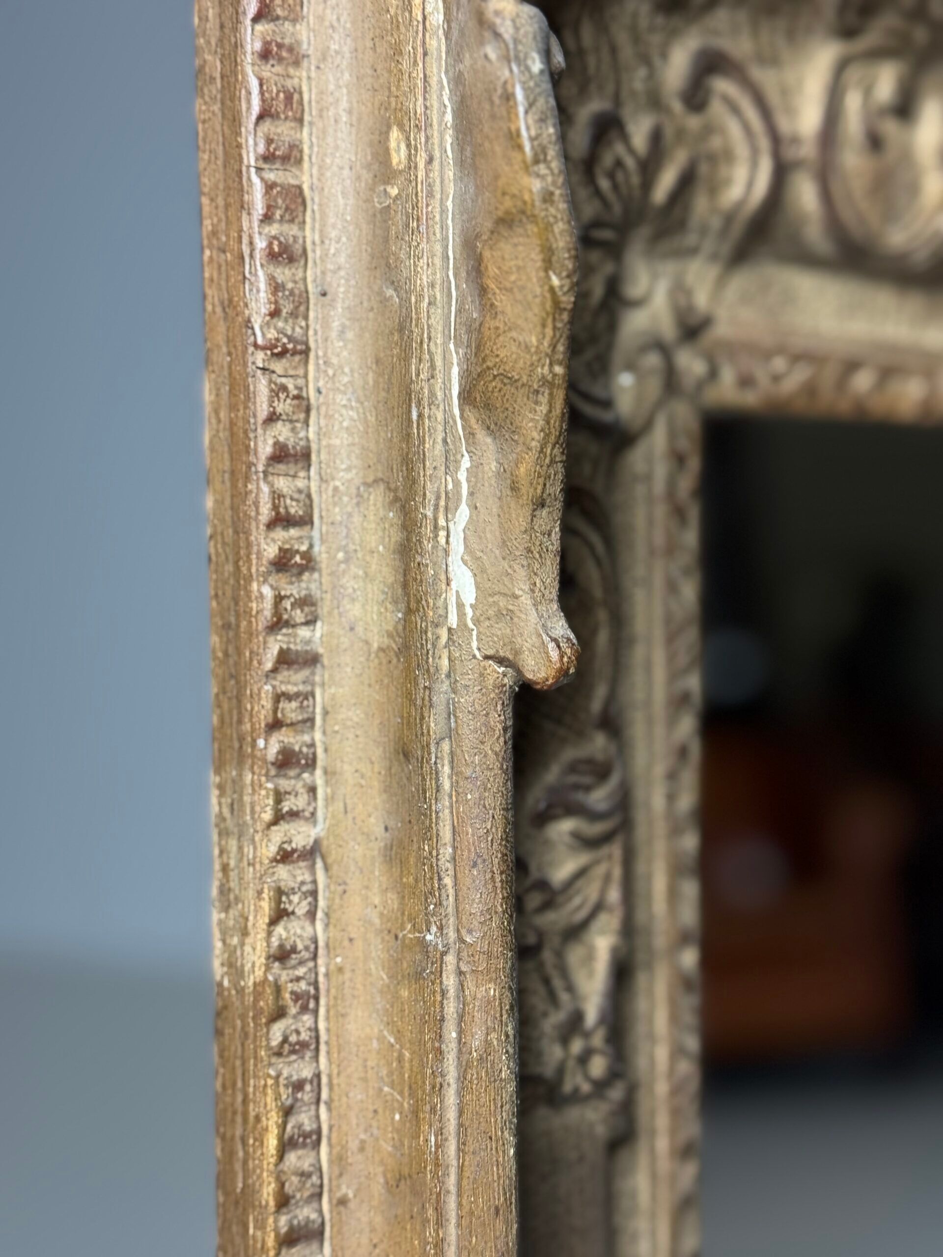 Large classic rural mirror