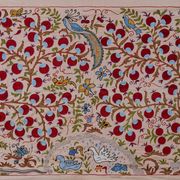 Tapis turc vintage noué à la main