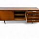 Vintage wooden sideboard / long buffet / sideboard