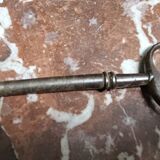 Antique Louis XV wardrobe in solid wood (oak and walnut)