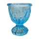 Coquetier verre bleu