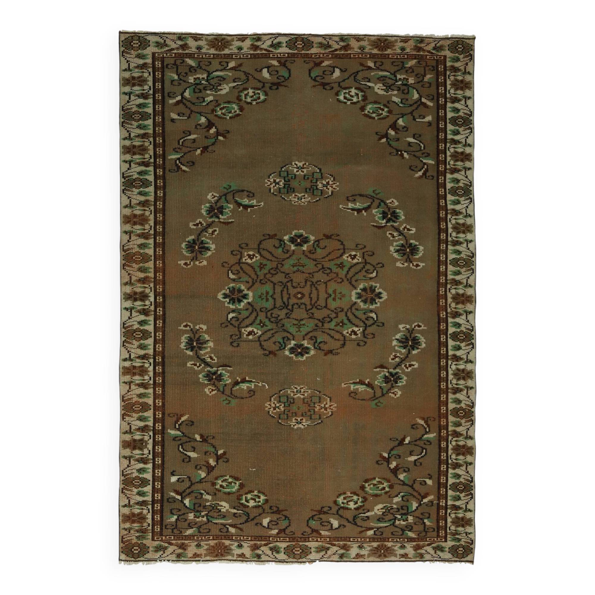 Modern Unique Rug, Turkish Oriental Handmade Boho Kilim Rug,for Kitchen,Bedroom 195x 256 cm