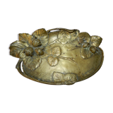 Beautiful empty cut pocket in gilded bronze, signed A Marionnet ( 1852 1910 ), in perfect condition