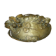 Beautiful empty cut pocket in gilded bronze, signed A Marionnet ( 1852 1910 ), in perfect condition