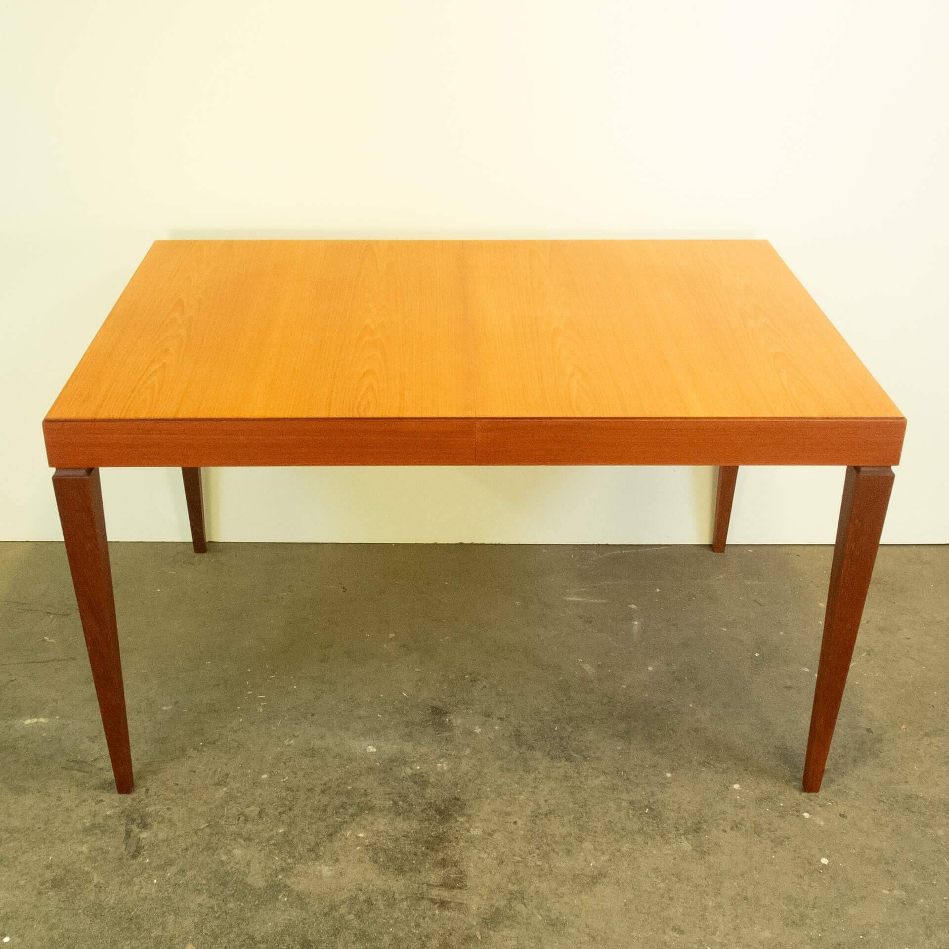 Extendable dining table, teak, Vintage from the 60s