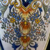Pair of Desvres vases, signed Jules Verlingue, 1900