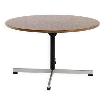 Round copper dining table