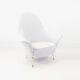 Grey Italian armchair circa 1950