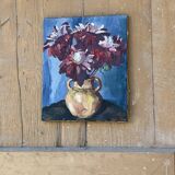 Tableau fleurs 1950