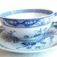 Tasse à café et soucoupe Creil Montereau, modèle Yédo