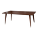 Extendable formica table from the 1960s with a Scandinavian rosewood effect.