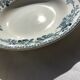 5 assiettes creuses Terre de Fer modèle Guadeloupe Debray bleu