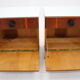 Tables de chevet en acajou Jindrich Halabala des années 1950, Tchécoslovaquie
