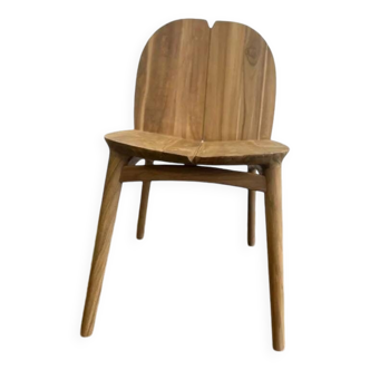 Chaise en bois massif "Merle"